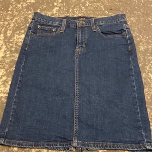 Denim blue skirt size 4 great condition